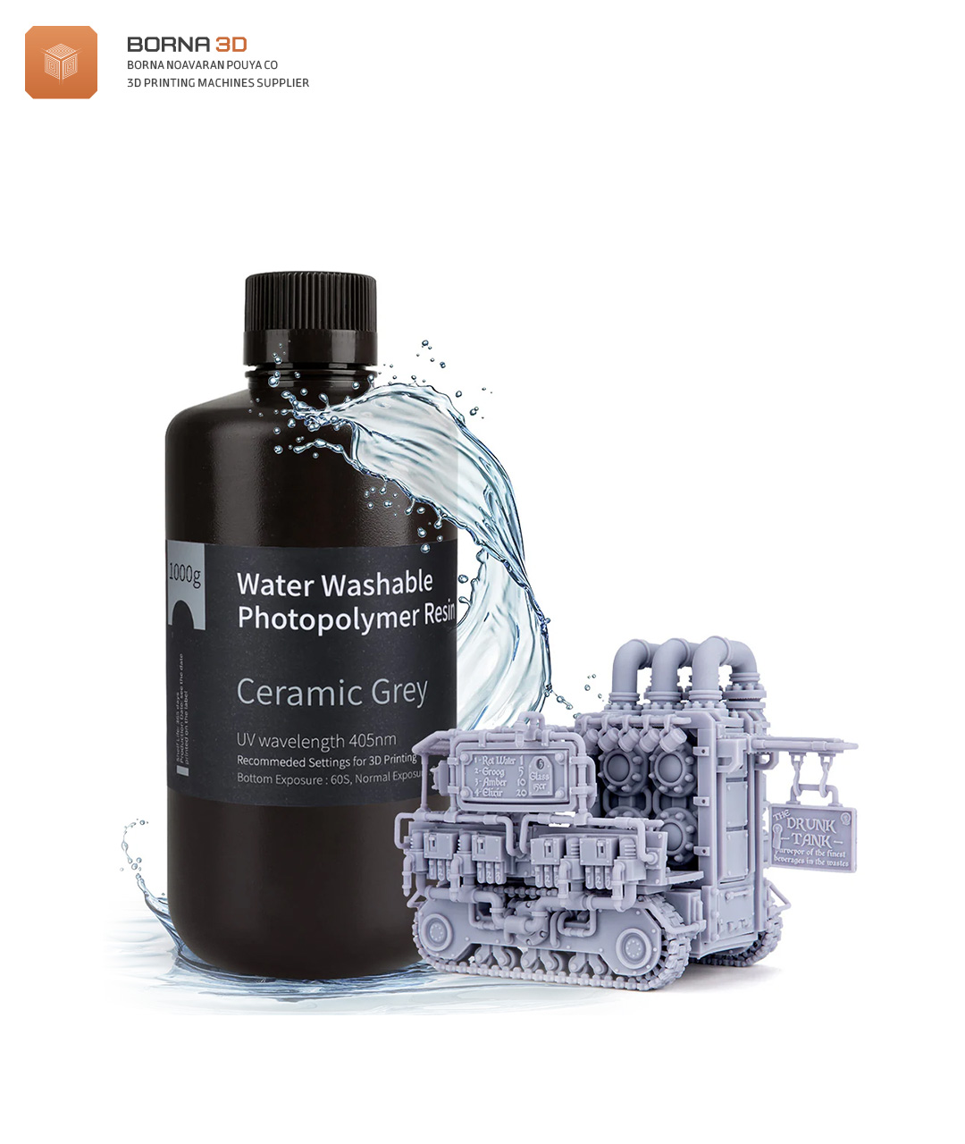 رزین قابل شستشو با آب برند ELEGOO