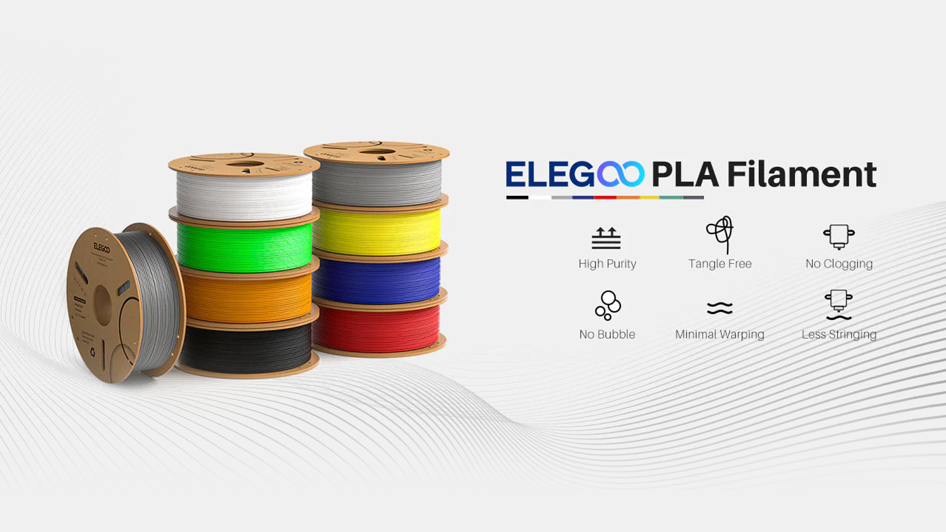 فیلامنت PLA برند ELEGOO