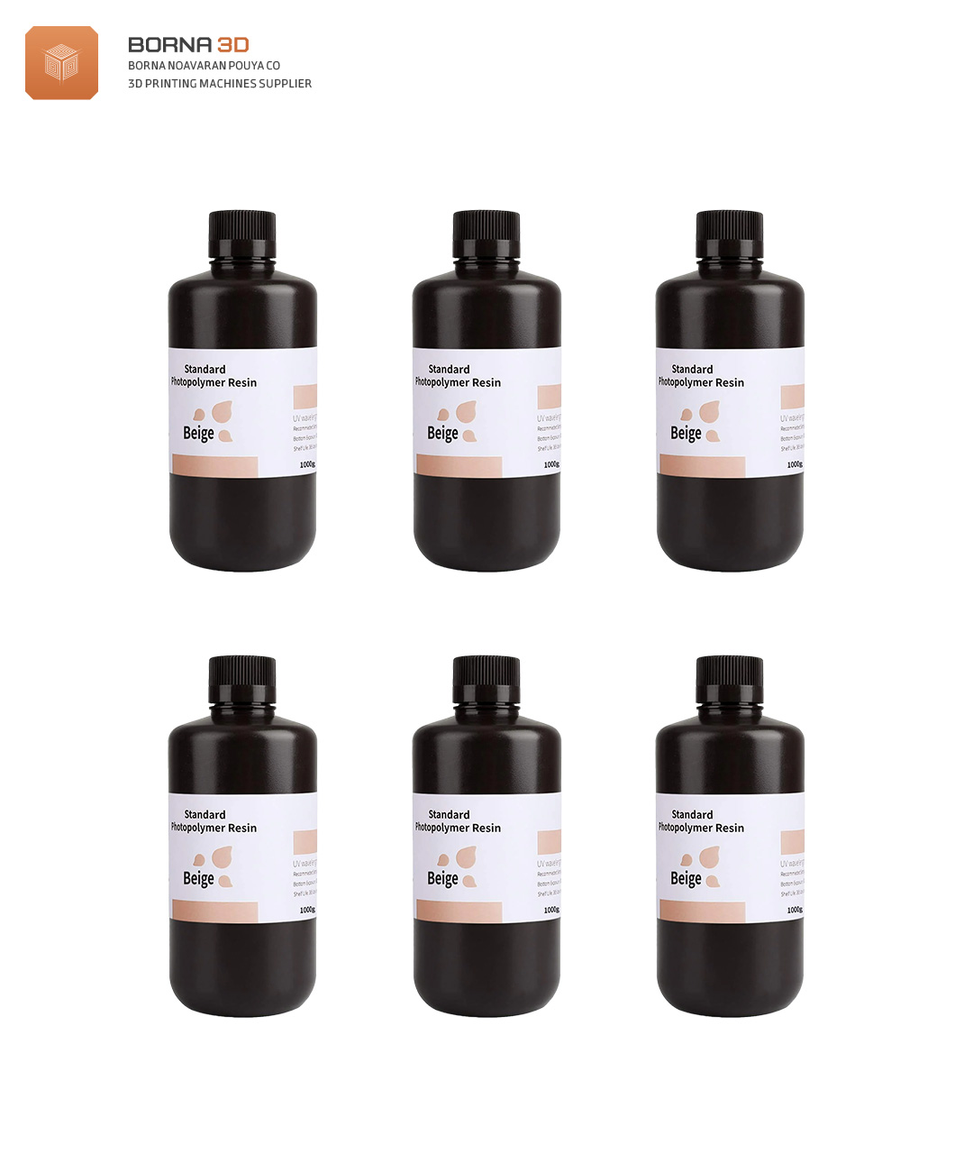 رزین استاندارد برند ELEGOO پکیج 6 عددی